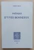 Poétique d’Yves Bonnefoy. Thélot, Jérôme