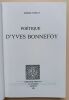 Poétique d’Yves Bonnefoy. Thélot, Jérôme