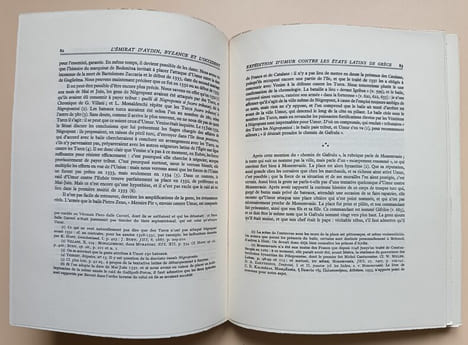 L’émirat d’Aydin Byzance et l’Occident. Recherches sur « La geste d’Umur Pacha ».. Lemerle, Paul