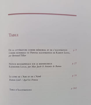 Livre de l'Ami & de l'Aimé. . llull, Ramon