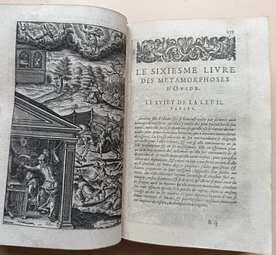 Élégie Pour Ovide - Les Métamorphoses d'Ovide - Le Jugement De Paris - XV Discours Sur Les Métamorphoses d'Ovide.. Ovide / Renouard, Nicolas ...