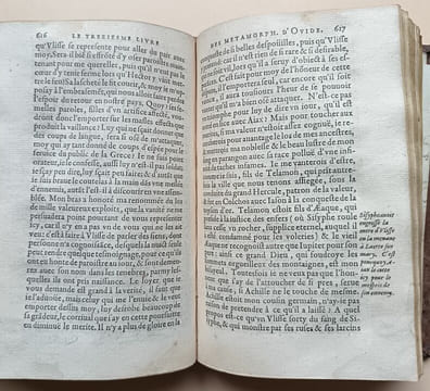 Élégie Pour Ovide - Les Métamorphoses d'Ovide - Le Jugement De Paris - XV Discours Sur Les Métamorphoses d'Ovide.. Ovide / Renouard, Nicolas ...