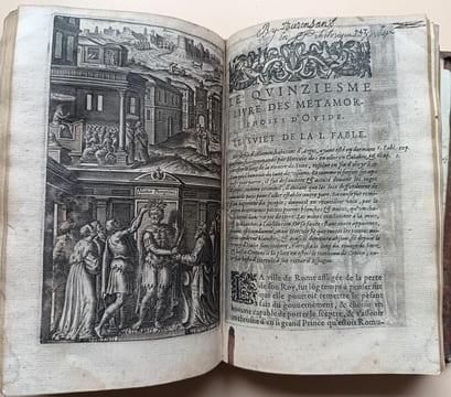 Élégie Pour Ovide - Les Métamorphoses d'Ovide - Le Jugement De Paris - XV Discours Sur Les Métamorphoses d'Ovide.. Ovide / Renouard, Nicolas ...