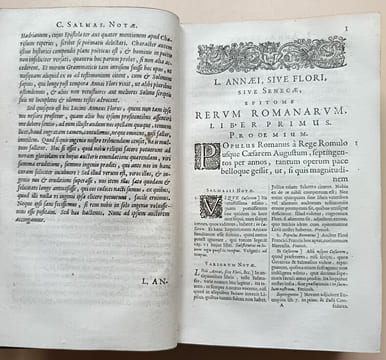 L. A. Florus cum notis integris C. L. Salmasii et selectissimis variorum accurante S. M. D. C. additus etiam L. Ampelius ex Bibliotheca Cl. Salmasii.. ...