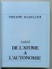 Tahiti : De l'atome à l'autonomie. Mazellier, Philippe