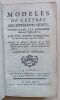 Mod&egrave;les de lettres sur diff&eacute;rents sujets, choisis dans les meilleurs auteurs &eacute;pistolaires. Madelaine, Louis Philipon de la