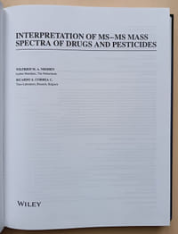 Interpretation of MS-MS Mass Spectra of Drugs and Pesticides