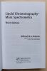 Liquid Chromatograpy - Mass Spectrometry. Wilfried M.A. Niessen