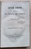 Adam Smith : sa vie, ses travaux, ses doctrines. Delatour, Albert