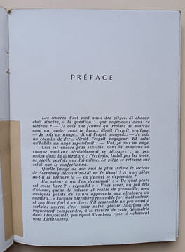 La géométrie dans l’impossible. Sternberg, Jacques