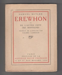 Erewhon, ou, de l'autre côté des montagnes.traduction de Valery Larbaud