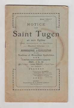 SAINT TUGEN et son église,3e édition perfectionnée et augmentée - . VELLY abbé