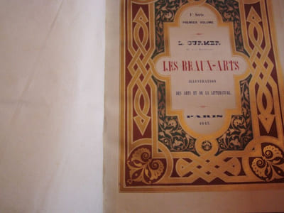 Les Beaux-Arts. Illustration des arts et de la littérature: 1843-1844: premier,deuxieme volume;