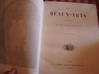 Les Beaux-Arts. Illustration des arts et de la littérature: 1843-1844: premier,deuxieme volume;