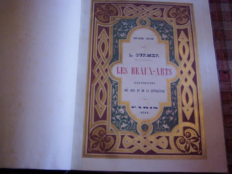 Les Beaux-Arts. Illustration des arts et de la littérature: 1843-1844: premier,deuxieme volume;. BEAUX-ARTS (LES) / collectif,
