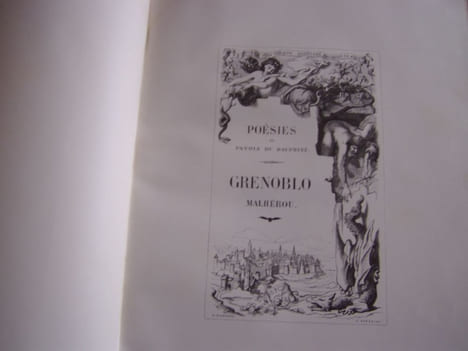 Grenoblo malherou. Poesies en patois du Dauphine. Dessins de D. Rahoult, gravures de F. Dardelet. Preface de George Sand, RAHOULT ET DARDELET ...