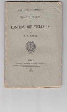 Progrès récents de l'astronomie stellaire, . Radau, Rodolphe