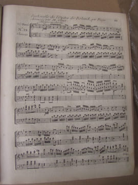 Feuilles de Terpsichore, ou Journal composé d'ouvertures, d'airs arrangés et d'airs avec accompagnement pour le clavecin. année 2, du no. 1 a 52 - ...