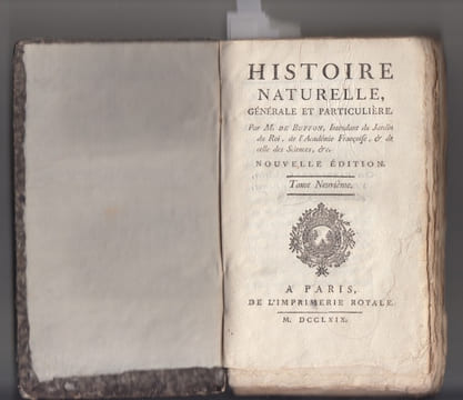 HISTOIRE NATURELLE GENERALE ET PARTICULIERE - NOUVELLE EDITION : TOME IX ( Tome Neuvieme). par Rene-Richard Castel auteur du poeme des Plantes, . De ...