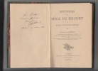 Souvenirs du siege de Belfort et poésies alsaciennes-lorraines,. Robert, Edouard-Henri