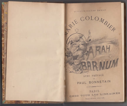 Les memoires de Sarah Barnum. . ( Bernhardt Sarah ) - Colombier Marie.