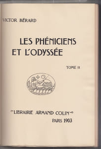 Les Pheniciens ET L'Odyssee; tome 2,seul : mer rouge et méditerranée.