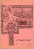 melodies,partitions;1er volume. Hahn, Reynaldo