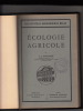 ECOLOGIE AGRICOLE- .  PAPADAKIS J.S.- 