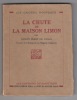 La chute de la Maison Limon. Traduit de l'espagnol par Marcel Carayon.. PEREZ DE AYALA Ramon