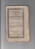 ANNALES DE CHIMIE ET DE PHYSIQUE  - 1823 - Volume 1 : Tome Vingt-Deuxieme [ Tome 22 ] : Sur le Developpement de l'electricite par la pression ; Lois ...