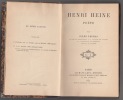 Henri Heine poete . LEGRAS Jules