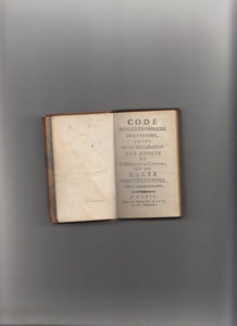 Code revolutionnaire provisoire suivi de la Declaration des Droits de l'Homme et du Citoyen, et de l’ACTE CONSTITUTIONNEL avec le nouveau calendrier,presente le 24 juin 1793, l'an 2e de la République,accepte par le peuple.
