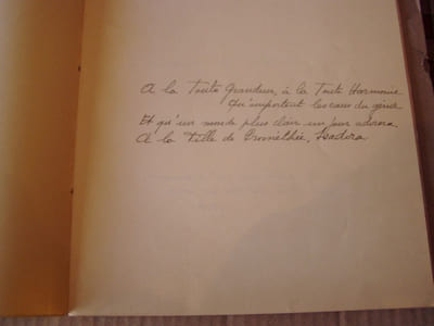 ISADORA DUNCAN fille de Promethée,proses,manuscrit autographe original a l’encre avec corrections
