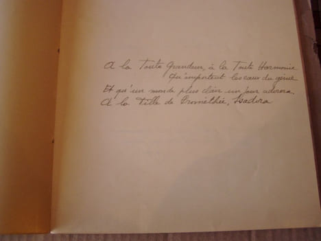 ISADORA DUNCAN fille de Promethée,proses,manuscrit autographe original a l’encre avec corrections. Divoire Fernand