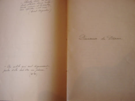 ISADORA DUNCAN fille de Promethée,proses,manuscrit autographe original a l’encre avec corrections. Divoire Fernand