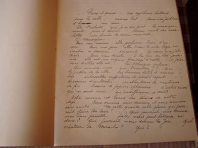 ISADORA DUNCAN fille de Promethée,proses,manuscrit autographe original a l’encre avec corrections