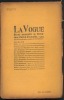 La Vogue revue mensuelle de litterature,d’art et d’actualite Année II n°. 11 (15 novembre 1899). Sansot-Orland, Edward
