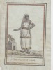 FEMME DE QUALITE DE JUIDA,Costumes civils actuels de tous les peuples connus, dessinés d'après nature, gravés et coloriés, accompagnés d'une note ...