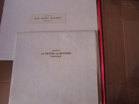 Der Golf von Buccari - Porto Re. Bilder und Skizzen. [By Louis Salvator, Archduke of Austria. With  maps.] . Louis Salvator, Archduke of Austria.