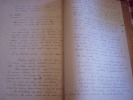 de la declamation parlée et chantée,manuscrit autographe 1916. Anonyme ?