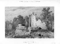 Temple du VERNEQUE pres SALON. LAURENS J.-B.(GRAVURE) 