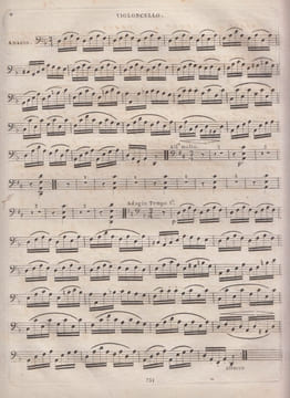 SERENADE EN TRIO pour Violon,Alto et Violoncelle composee par Louis Van Beethoven. Beethoven Ludwig van 1770 1827 - BEETHOVEN, Ludwig van 1770-1827