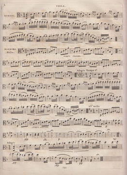 SERENADE EN TRIO pour Violon,Alto et Violoncelle composee par Louis Van Beethoven. Beethoven Ludwig van 1770 1827 - BEETHOVEN, Ludwig van 1770-1827