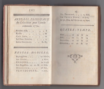 Almanach des Muses 1772 ou Choix des Poesies fugitives de 1771 -