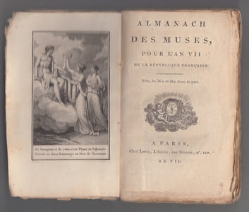 Almanach des muses 1799 pour l' an VII ou Choix des Poesies fugitives de 1798 -