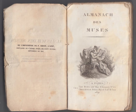Almanach des Muses 1819 ou Choix des Poesies fugitives de 1818 -. Almanach des Muses