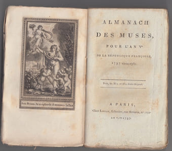 Almanach des Muses pour l' an Ve de la Republique Francaise,1797 (vieux style)
