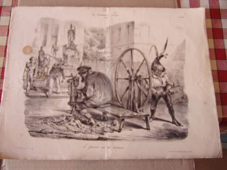 La Caricature morale, religieuse, littéraire et scénique,journal fondé et dirigé par Ch.Philipon,Seconde année,tome Quatrieme,N° 92,9 aout 1832. ...