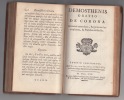 D mosth nous peri stephanou logos. Demosthenis Oratio de corona. accuratè emendata, argumento locupletata, & partibus distincta.mosth nous peri ...