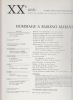 Vingtieme Siecle, Hommage à Marino Marini,Revue XXe siècle, numéro spécial publié hors abonnement.. Vingtieme Siecle N  (Ed. G. Di San Lazzaro)